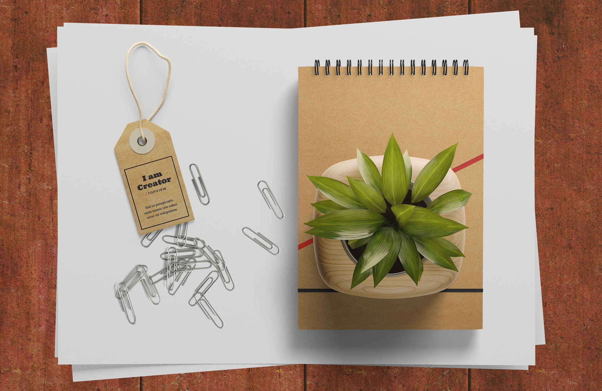 Presenting Mockup Scene