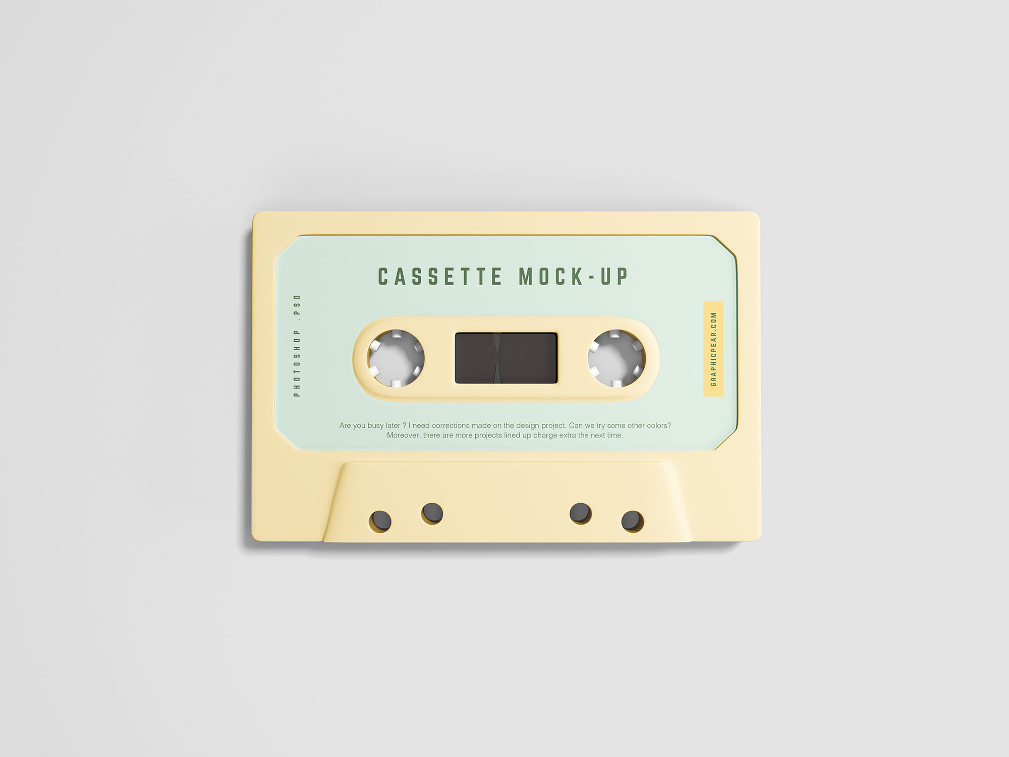 Cassette Mockup