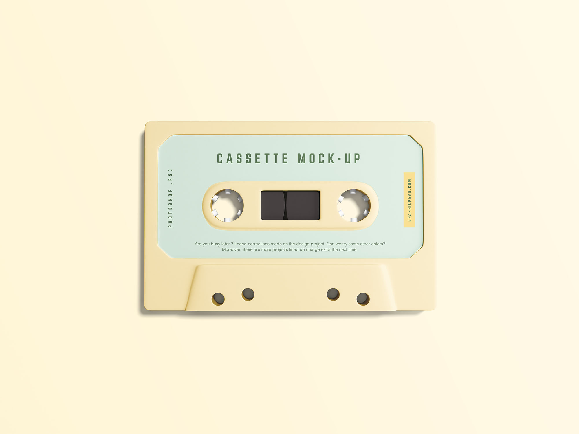 Cassette Mockup