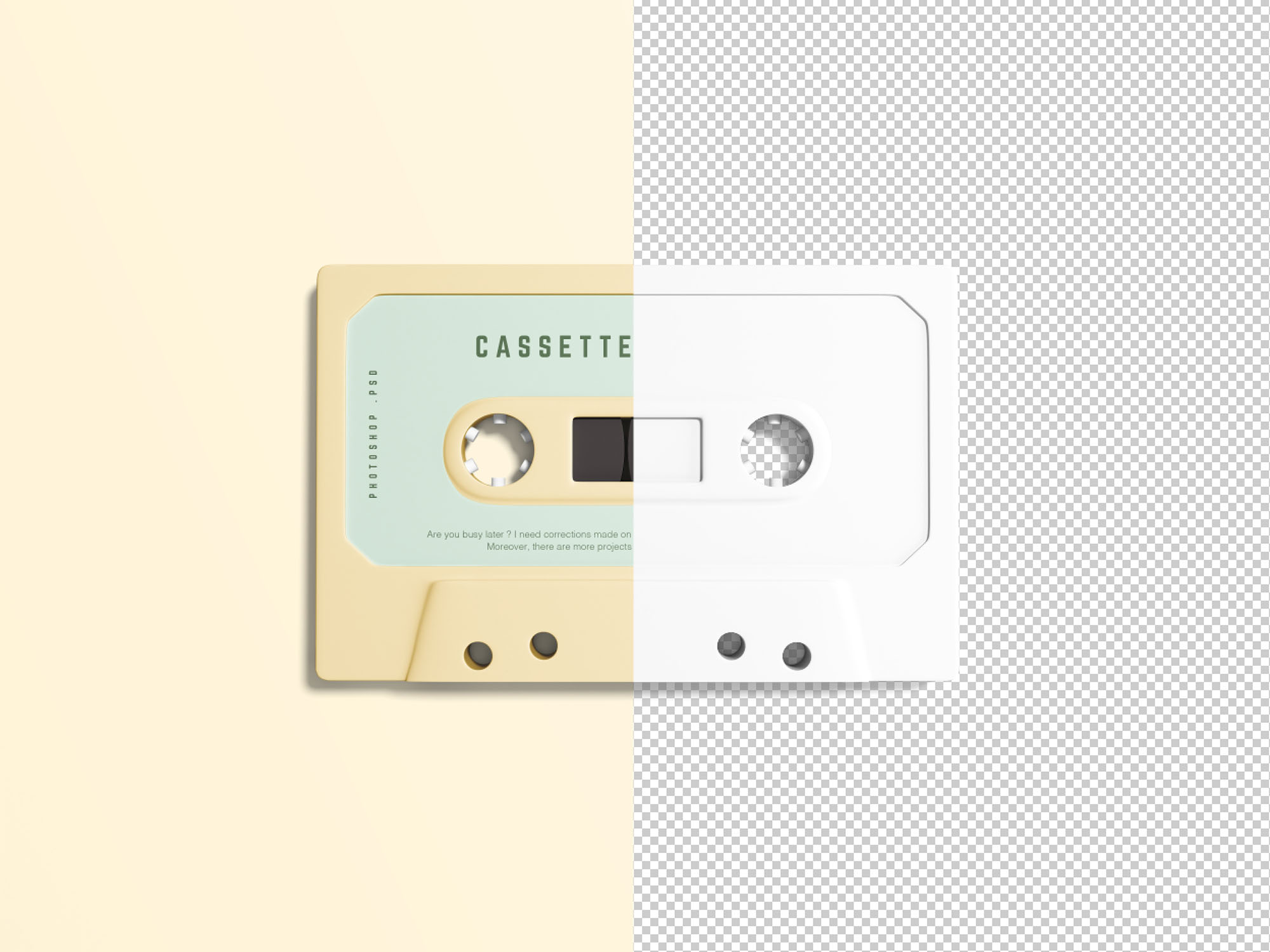 Cassette Mockup