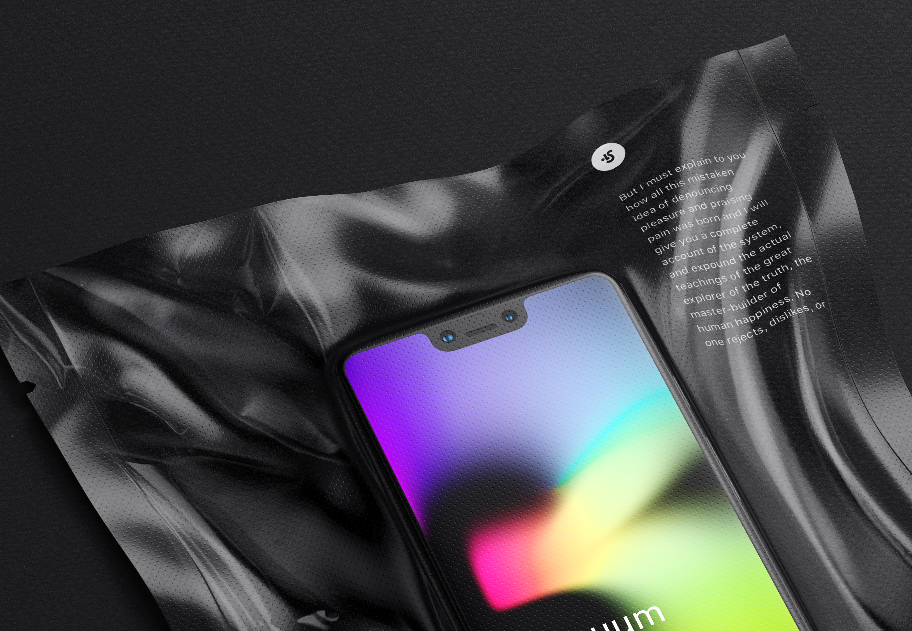Free Vacuum Plastic Pixel 3 XL Mockup