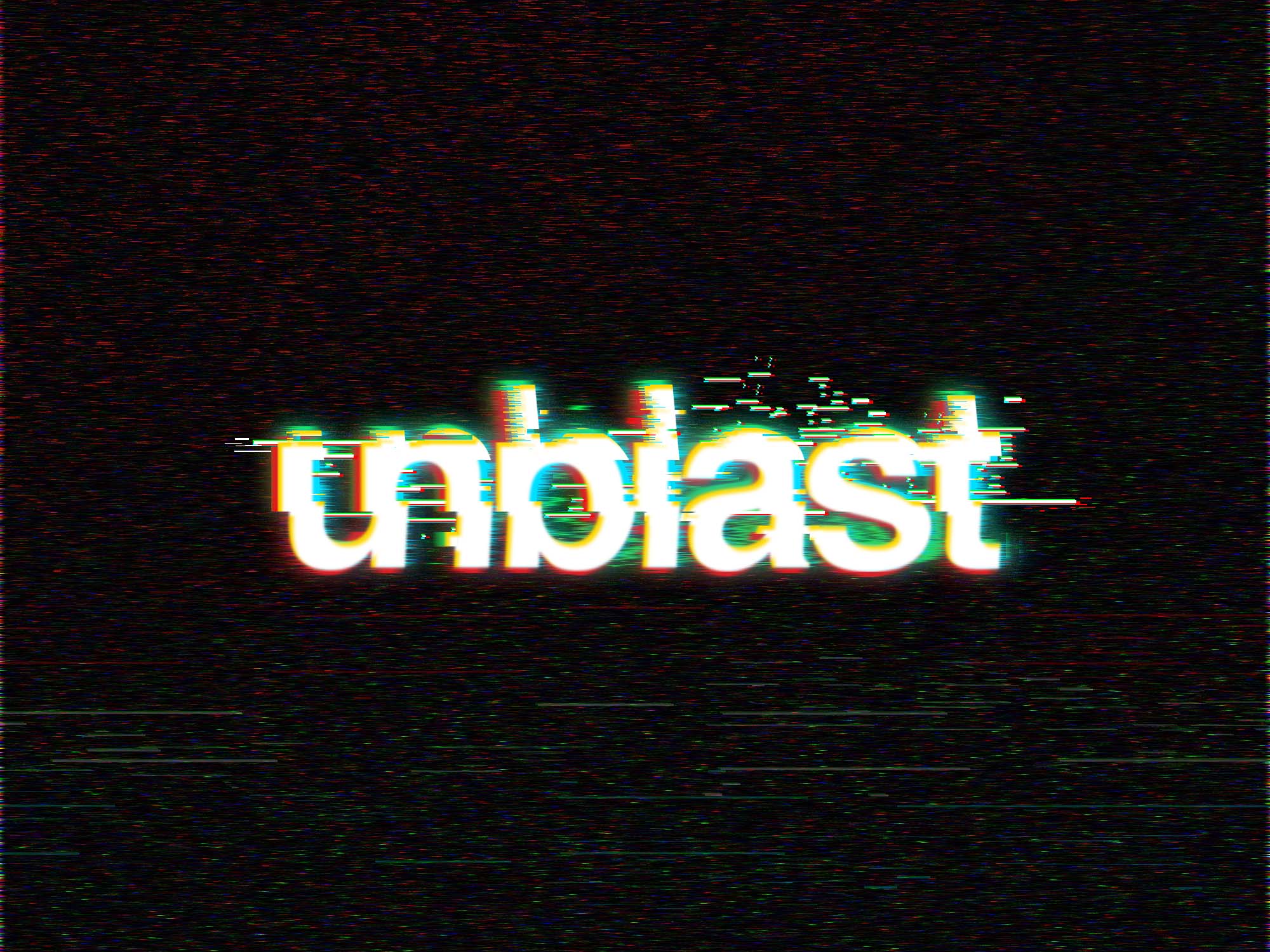 Digital Glitch Text Effect - Unblast