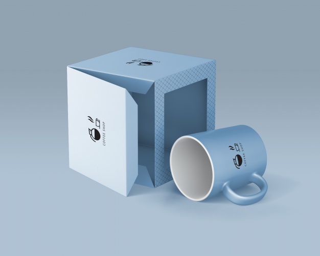 Coffee mug mockup Free Psd