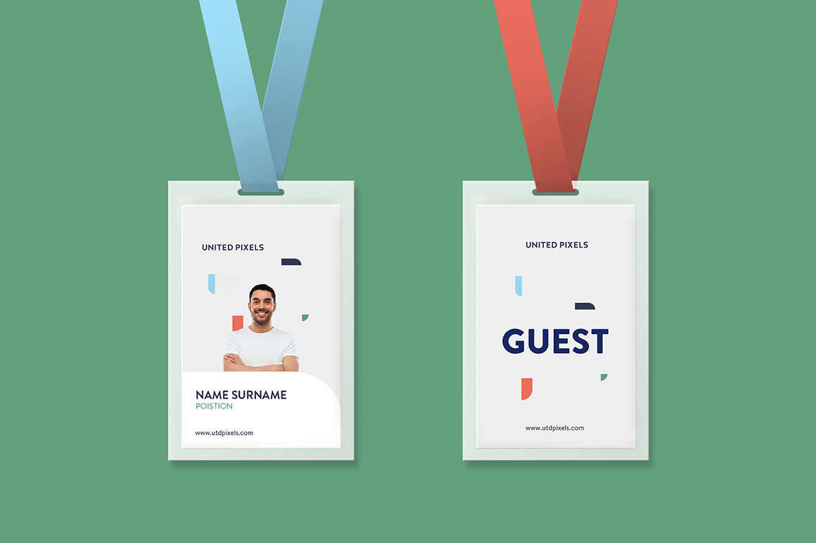 Free PSD ID Card Mockup