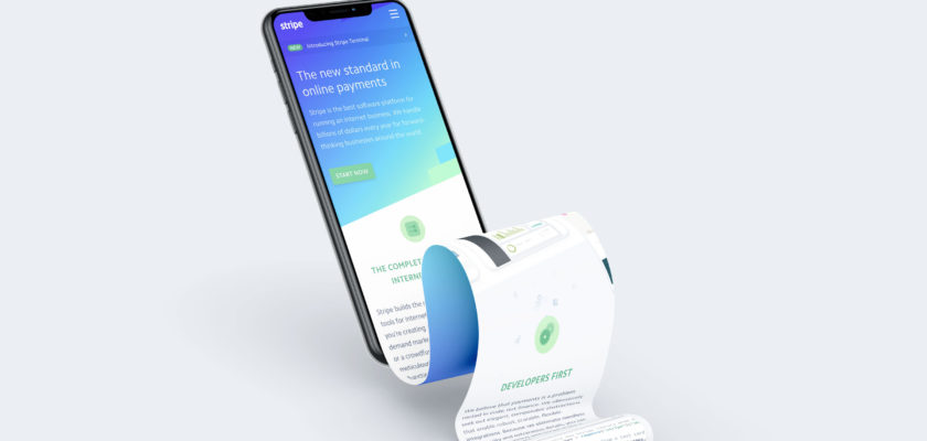 Free PSD iPhone XS UI mockup