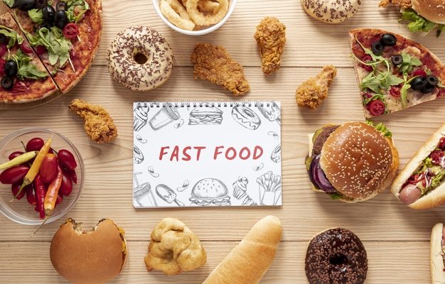 Free PSD restaurant menu Mockup