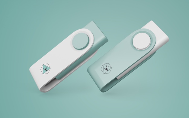 Free PSD usb flesh drive Mockup